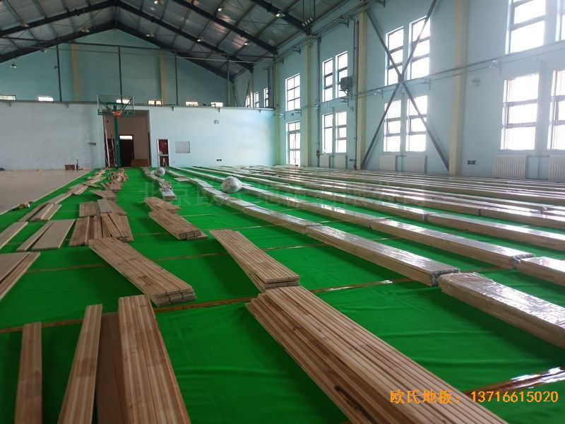 青海西寧市城西區(qū)新寧路18號中國科學(xué)院運動地板施工案例