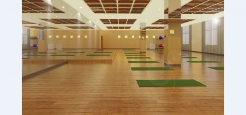 松木運(yùn)動(dòng)木地板，瑜伽舞蹈室的正確選擇